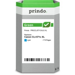 ORIGINAL Prindo Cartuccia d'inchiostro ciano PRICCLI571CXLG Green XL 11ml