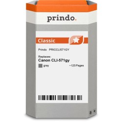 ORIGINAL Prindo Cartuccia d'inchiostro Grigio PRICCLI571GY Classic 6,5ml