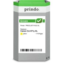 ORIGINAL Prindo Cartuccia d'inchiostro giallo PRICCLI571YXLG Green XL 11ml