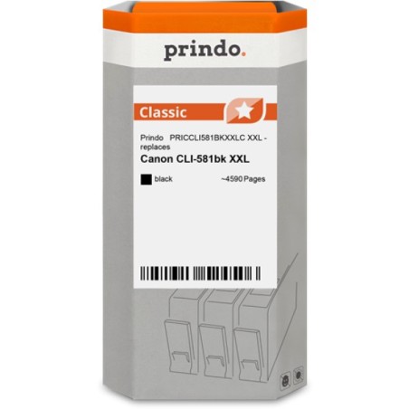 ORIGINAL Prindo Cartuccia d'inchiostro nero PRICCLI581BKXXLC Classic XXL ~6360 Seiten 9,8ml