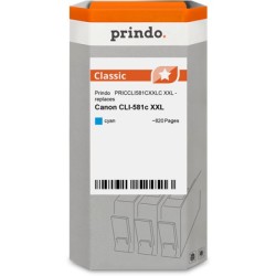 ORIGINAL Prindo Cartuccia d'inchiostro ciano PRICCLI581CXXLC Classic XXL ~820 Seiten 11,7ml