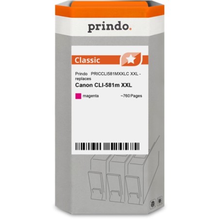 ORIGINAL Prindo Cartuccia d'inchiostro magenta PRICCLI581MXXLC Classic XXL ~760 Seiten 11,7ml