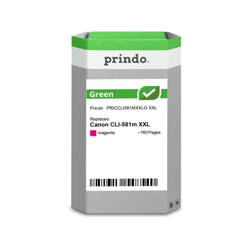 ORIGINAL Prindo Cartuccia d'inchiostro magenta PRICCLI581MXXLG Green XXL ~760 Seiten