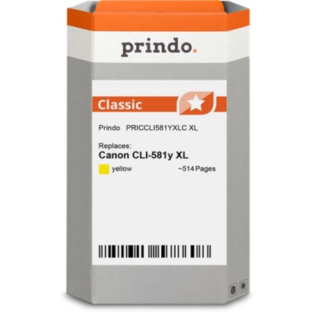 ORIGINAL Prindo Cartuccia d'inchiostro giallo PRICCLI581YXLC Classic XL ~474 Seiten 8,3ml