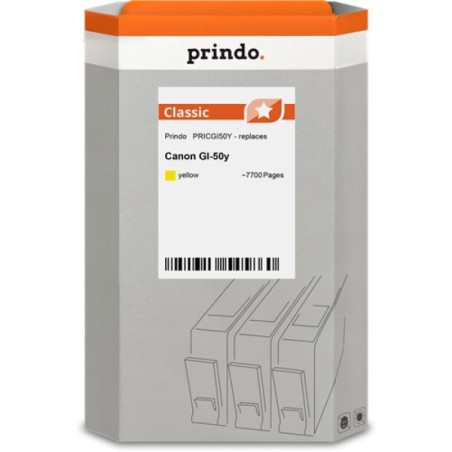 ORIGINAL Prindo Cartuccia d'inchiostro giallo PRICGI50Y Classic ~7700 Seiten 70ml