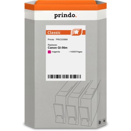 ORIGINAL Prindo Cartuccia d'inchiostro magenta PRICGI56M Classic ~14000 Seiten 135ml
