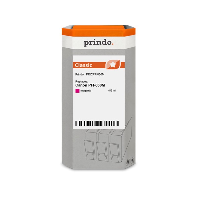 ORIGINAL Prindo Cartuccia d'inchiostro magenta PRICPFI030M Classic 55ml