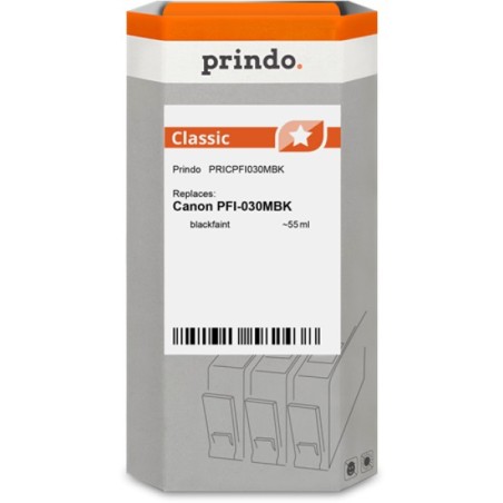 ORIGINAL Prindo Cartuccia d'inchiostro Nero (opaco) PRICPFI030MBK Classic 55ml