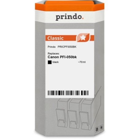 ORIGINAL Prindo Cartuccia d'inchiostro nero PRICPFI050BK Classic 70ml