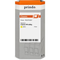 ORIGINAL Prindo Cartuccia d'inchiostro giallo PRICPFI050Y Classic 70ml