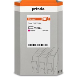 ORIGINAL Prindo Cartuccia d'inchiostro magenta PRICPFI102M Classic 130ml compatibile per Canon PFI-102m ((0898B001)