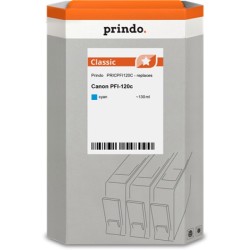 ORIGINAL Prindo Cartuccia d'inchiostro ciano PRICPFI120C Classic 130ml