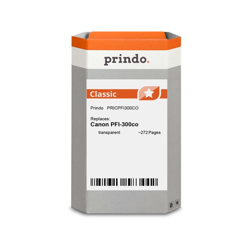ORIGINAL Prindo Cartuccia d'inchiostro Trasparente PRICPFI300CO Classic 14ml