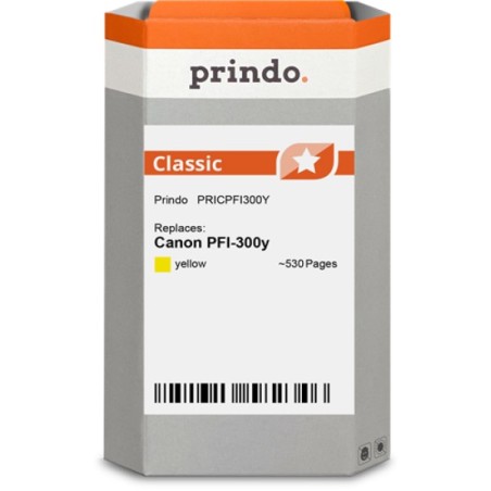 ORIGINAL Prindo Cartuccia d'inchiostro giallo PRICPFI300Y Classic 14ml