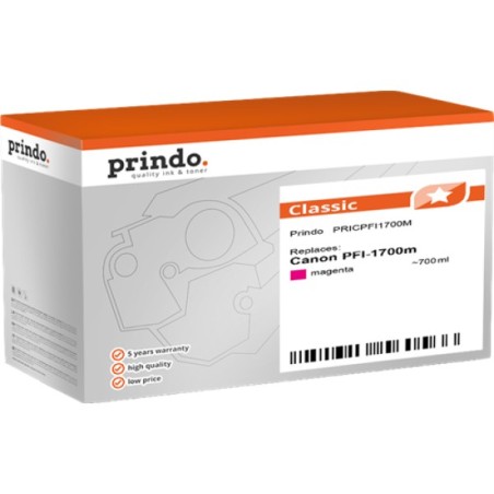 ORIGINAL Prindo Cartuccia d'inchiostro magenta PRICPFI1700M Classic 700ml