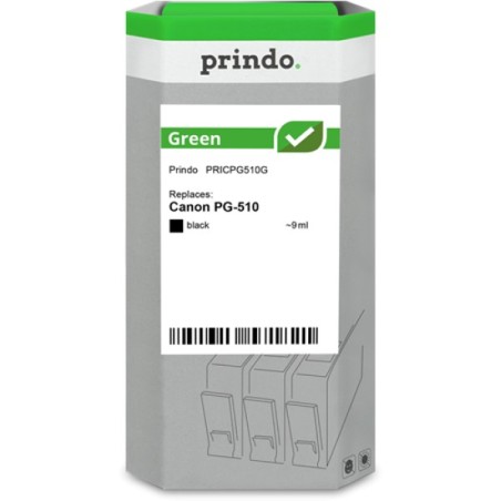 ORIGINAL Prindo Cartuccia d'inchiostro nero PRICPG510G Green 9ml