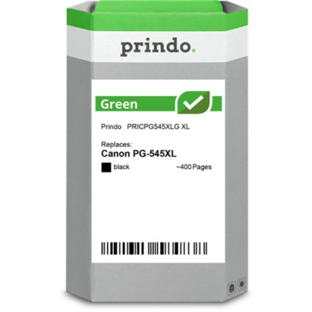 ORIGINAL Prindo Cartuccia d'inchiostro nero PRICPG545XLG Green XL ~400 Seiten 15ml Prindo Green: Riciclato e ampiamente ricondiz