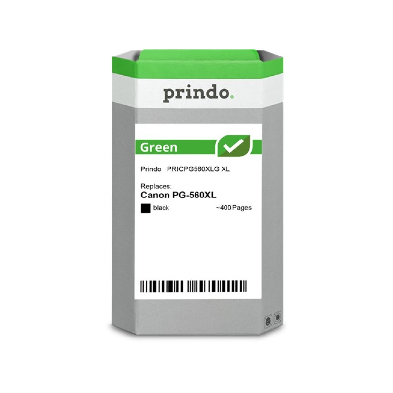 ORIGINAL Prindo Cartuccia d'inchiostro nero PRICPG560XLG Green XL ~400 Seiten