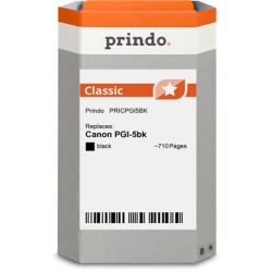 ORIGINAL Prindo Cartuccia d'inchiostro nero PRICPGI5BK Classic 26ml Prindo BASIC: L'alternativa economica per Canon PGI-5bk (062