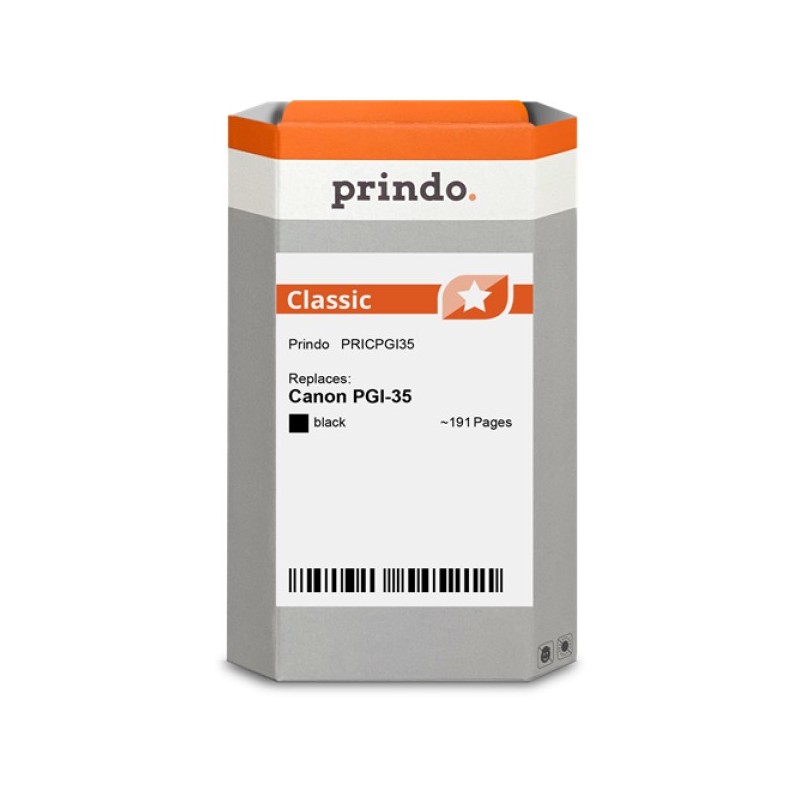 ORIGINAL Prindo Cartuccia d'inchiostro nero PRICPGI35 Classic 9,3ml