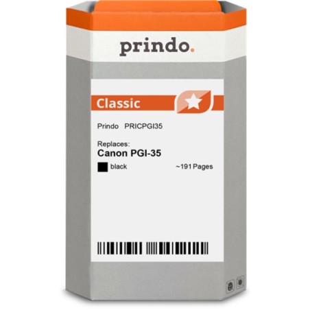 ORIGINAL Prindo Cartuccia d'inchiostro nero PRICPGI35 Classic 9,3ml