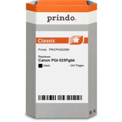 ORIGINAL Prindo Cartuccia d'inchiostro nero PRICPGI525BK Classic 19ml alternativa per Canon PGI-525Pgbk (4529B001)