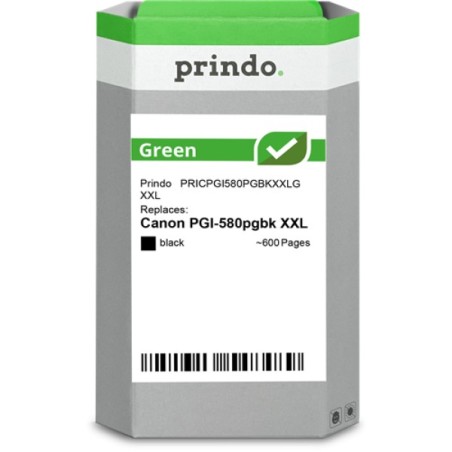ORIGINAL Prindo Cartuccia d'inchiostro nero PRICPGI580PGBKXXLG Green XXL ~600 Seiten