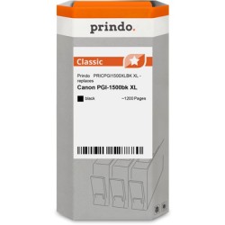 ORIGINAL Prindo Cartuccia d'inchiostro nero PRICPGI1500XLBK Classic XL ~1200 Seiten Alternativa per Canon PGI-1500bx XL (9182B00