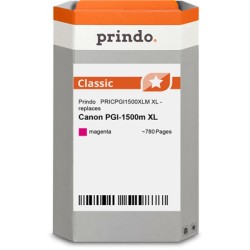 ORIGINAL Prindo Cartuccia d'inchiostro magenta PRICPGI1500XLM Classic XL ~780 Seiten alternativa per Canon PGI-1500m XL (9194B00