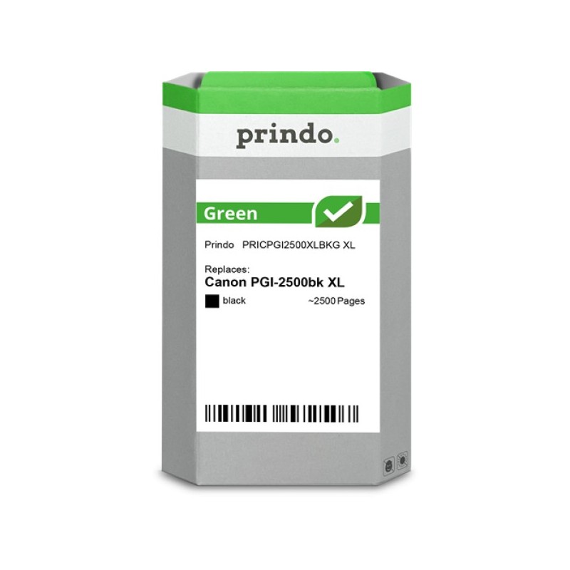 ORIGINAL Prindo Cartuccia d'inchiostro nero PRICPGI2500XLBKG Green XL ~2500 Seiten