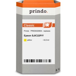 ORIGINAL Prindo Cartuccia d'inchiostro giallo PRIES020604 Classic 32,5ml