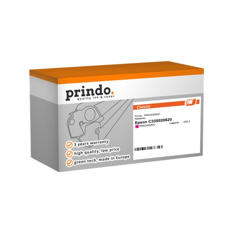 ORIGINAL Prindo Cartuccia d'inchiostro magenta PRIES020620 Classic 294,3ml