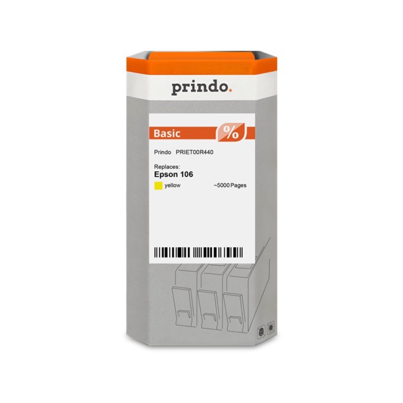 ORIGINAL Prindo Cartuccia d'inchiostro giallo PRIET00R440 Basic 70ml