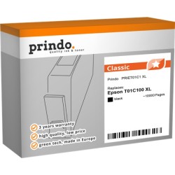 ORIGINAL Prindo Cartuccia d'inchiostro nero PRIET01C1 Classic XL ~10000 Seiten