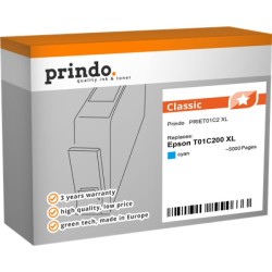 ORIGINAL Prindo Cartuccia d'inchiostro ciano PRIET01C2 Classic XL ~5000 Seiten