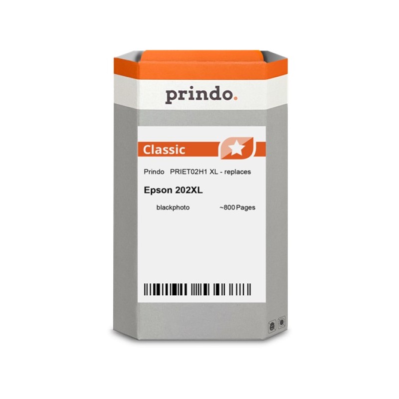 ORIGINAL Prindo Cartuccia d'inchiostro Nero (Foto) PRIET02H1 Classic XL ~800 Seiten 7,9ml