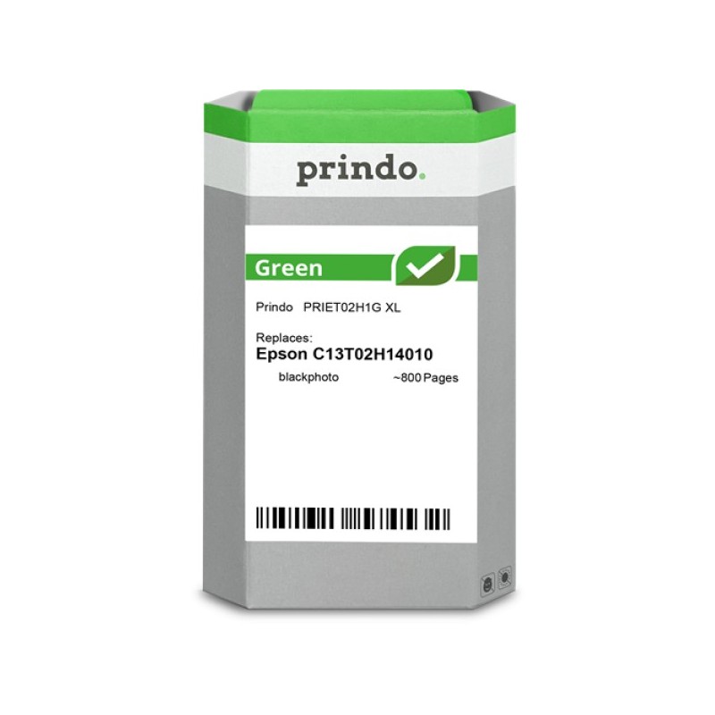 ORIGINAL Prindo Cartuccia d'inchiostro Nero (Foto) PRIET02H1G Green XL ~800 Seiten