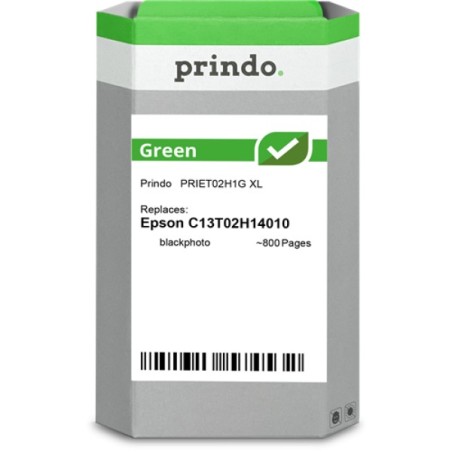 ORIGINAL Prindo Cartuccia d'inchiostro Nero (Foto) PRIET02H1G Green XL ~800 Seiten