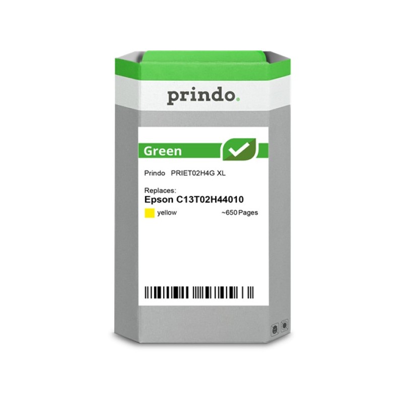 ORIGINAL Prindo Cartuccia d'inchiostro giallo PRIET02H4G Green XL ~650 Seiten