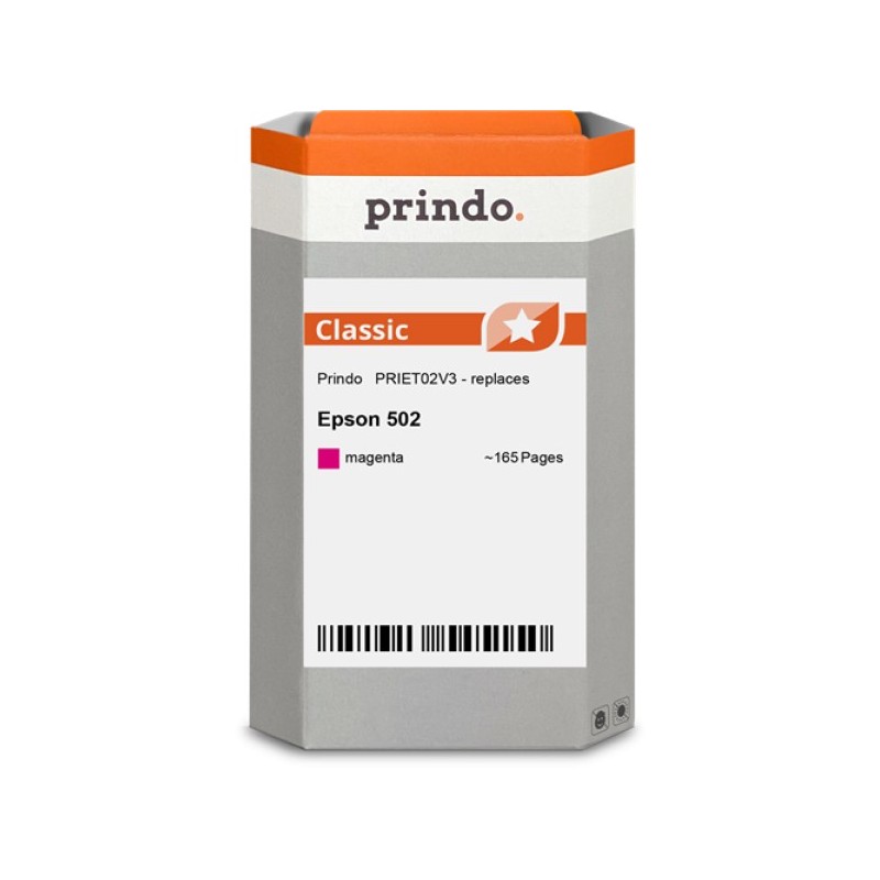 ORIGINAL Prindo Cartuccia d'inchiostro magenta PRIET02V3 Classic ~165 Seiten 3,3ml