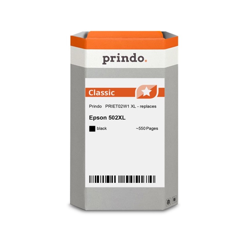 ORIGINAL Prindo Cartuccia d'inchiostro nero PRIET02W1 Classic XL ~550 Seiten