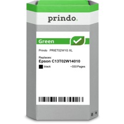 ORIGINAL Prindo Cartuccia d'inchiostro nero PRIET02W1G Green XL ~550 Seiten