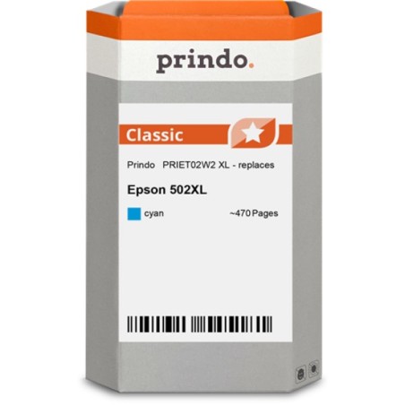 ORIGINAL Prindo Cartuccia d'inchiostro ciano PRIET02W2 Classic XL ~470 Seiten