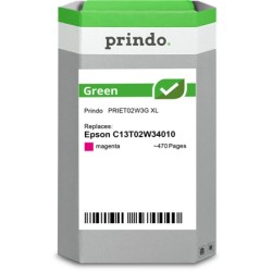 ORIGINAL Prindo Cartuccia d'inchiostro magenta PRIET02W3G Green XL ~470 Seiten