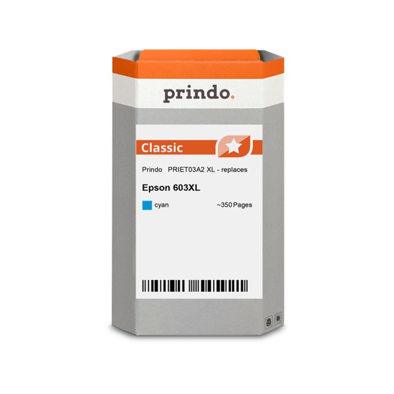 ORIGINAL Prindo Cartuccia d'inchiostro ciano PRIET03A2 Classic XL ~350 Seiten