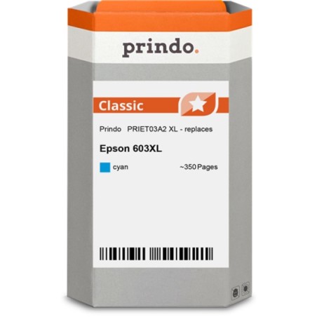 ORIGINAL Prindo Cartuccia d'inchiostro ciano PRIET03A2 Classic XL ~350 Seiten
