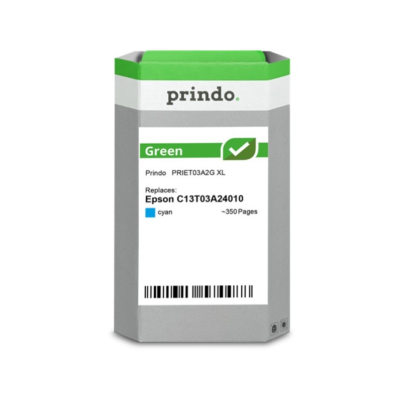 ORIGINAL Prindo Cartuccia d'inchiostro ciano PRIET03A2G Green XL ~350 Seiten