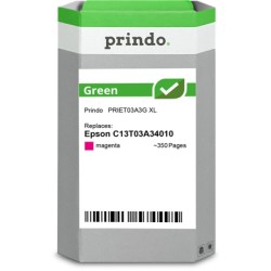 ORIGINAL Prindo Cartuccia d'inchiostro magenta PRIET03A3G Green XL ~350 Seiten