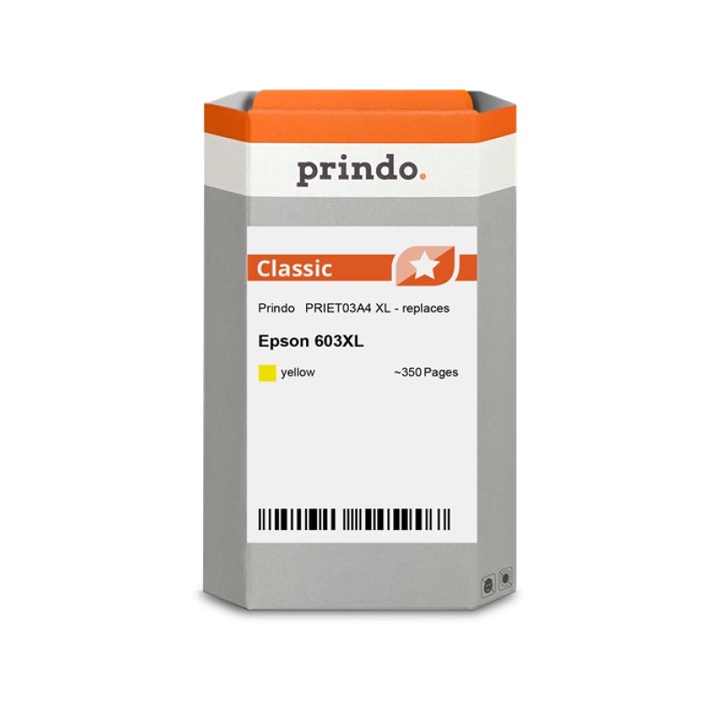 ORIGINAL Prindo Cartuccia d'inchiostro giallo PRIET03A4 Classic XL ~350 Seiten
