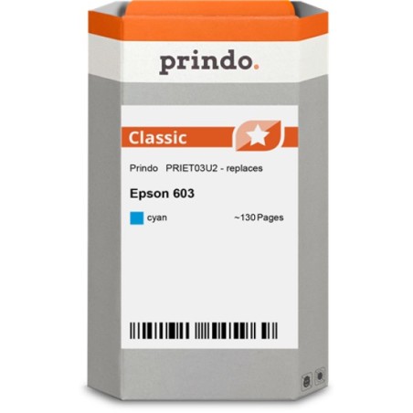 ORIGINAL Prindo Cartuccia d'inchiostro ciano PRIET03U2 Classic ~130 Seiten